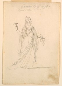 Disegno, progettazione di costumi: Musica per un balletto, 1720 ca. da Unknown artistUnknown artist