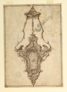 Disegno, progetto di un incensiere, 1725-1750 da Unknown artistUnknown artist