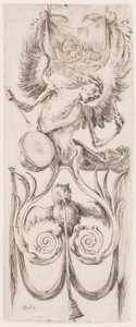 Print, Ornamenti o Grottesche (Grotesque Ornament), ca. 1653 da Unknown artistUnknown artist