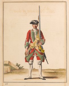 36º Reggimento di Fanteria, circa 1742