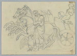 Una processione di carri da Unknown artist