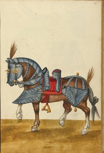 Un cavallo in armatura