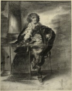 Un uomo in costume del XVII secolo da Unknown artist