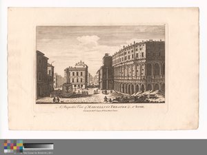 Veduta prospettica del Teatro di Marcello, ecc., a Roma da Unknown artist