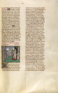 Un firmatario di fronte al re Geroboamo