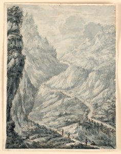 Un passaggio nella valle da Unknown artist