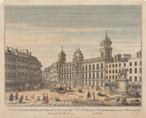 Veduta di Northumberland House e Charing Cross