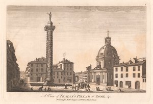 Veduta della Colonna di Traiano a Roma, ecc. da Unknown artist