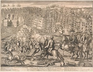 Veduta della battaglia di Culloden in Scozia, 1746 da Unknown