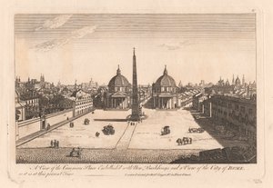 Una Vista del Luogo Comune Abbellito con Nuovi Edifici e una Vista della Città di Roma come è al Momento Attuale da Unknown artist