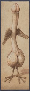 Un fallo alato a forma di uccello da Unknown artist
