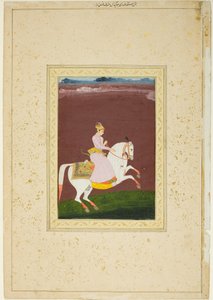 Un giovane principe a cavallo da Unknown artist