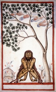 Un fachiro. Pagina dal manoscritto (ms.8300) 
