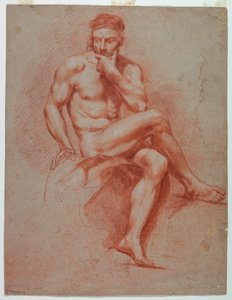 Un uomo nudo da Unknown artist