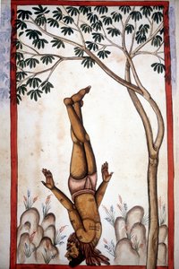 Un fakiro di pagina dal manoscritto (ms.8300) 