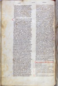 Una pagina della Bibbia dell
