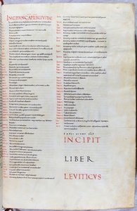 Una pagina della Bibbia dell