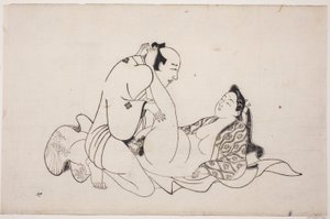 Un foglio di un album shunga