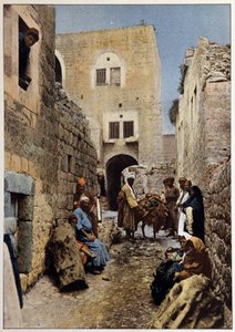 Una strada a Betlemme, fine XIX secolo