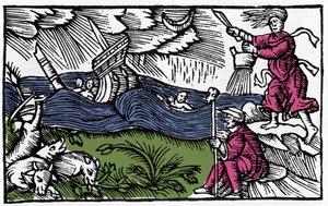 Una strega provoca una tempesta dopo 