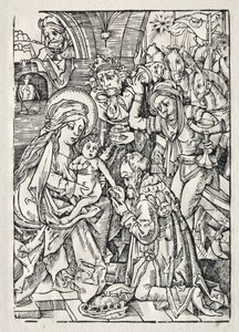 Adorazione dei Magi da Unknown artist