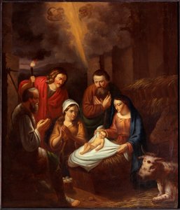 Adorazione dei pastori da Unknown artist