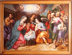 Adorazione dei pastori da Unknown artist