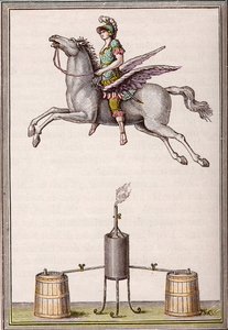Figura aerostatica lunga 6 piedi e 8 pollici, alta 9 piedi e 6 pollici realizzata dai fratelli Enslen (Christian Gottfried)