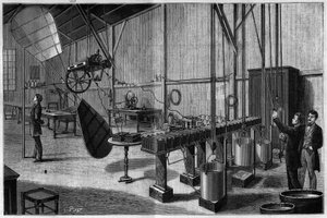 Officina aerostatica dei fratelli Tissandier: Panoramica di un