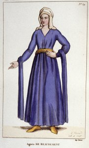 Agnès De Baudement, Dame de Braine (1130-1218) da Unknown artist