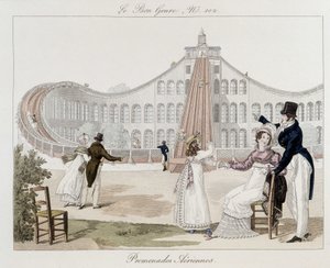 Passeggiate aeree: montagne russe - in Le Bon genre, n. 102, inizi XIX secolo da Unknown artist