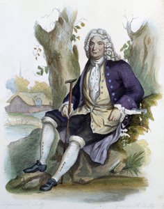 Alain Rene Lesage (Alain-Rene Le Sage) (1668-1747) - in Ed. Mennechet, "Le Plutarque francais" da Unknown artist