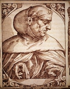 Alberto Magno in "Elogia Virorum Illustrium" da Unknown artist