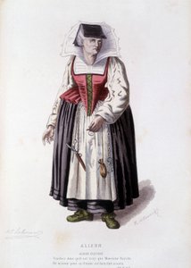Alizon Fleurie in "Alizon" (di JC Discret), in "Il teatro francese nel XVI e XVII secolo anteriore a Molière" di Edouard Fournier da Unknown artist