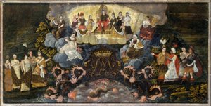 Allegoria al matrimonio del Delfino con Maria-Anna di Baviera, 7 marzo da Unknown artist