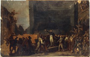 Alphonse Baudin (1811-1851) alla barricata di Faubourg Saint-Antoine, 3 dicembre da Unknown artist