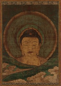 Amitabha che sorge sopra le colline da Unknown artist
