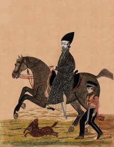 Un Sirdar afgano e un soldato britannico, c.1841 da Unknown artist