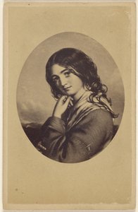 Una ragazza irlandese. [copia di un dipinto] da Unknown artist