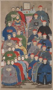 Ritratto di gruppo di antenati da Unknown artist