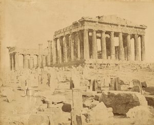 [Vista angolata del Partenone]