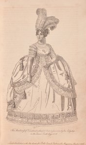Anne Townshend, Marchesa Townshend in abito da corte completo da Unknown artist