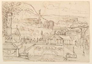 Edifici Antichi su Collina da Unknown artist