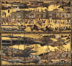 Arrivo dei "Barbari del Sud" da Unknown artist