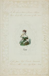Come mostra il fiore dipinto (San Valentino) da Unknown artist