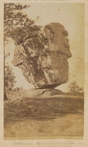 Roccia equilibrata. Giardino degli Dei da Unknown artist