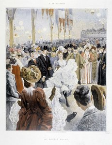 Ballo al Moulin Rouge - in Paris Illustré da Unknown artist