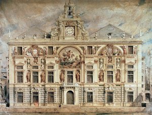 Banca di San Giorgio a Genova, Italia da Unknown artist