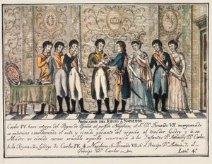Intervista di Bayonne nel 1808 dopo l
