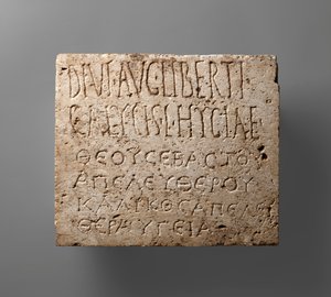 Iscrizione funeraria bilingue da Unknown artist